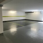 Tiefgaragenboden mit 2-K Epoxid Bodenfarbe beschichtet sowie die Parkfälder markiert. Wohnhaus an der Meierhöflistrasse 12 6020 Emmenbrücke